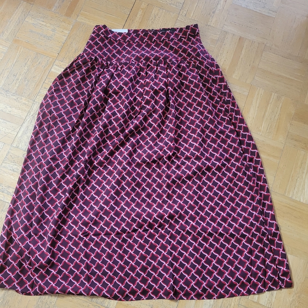 Banana Republic Patterned Skirt Maxi NWT Sz4